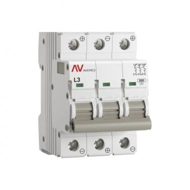 Фотография товара 'EKF mcb10-DC-3-03L-av Выключатель автоматический AV-10 DC 3P 3A (L) 10kA'