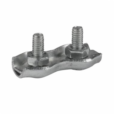 Фотография товара 'EKF zdtd-4 Зажим для троса двойной Duplex (4 мм)'