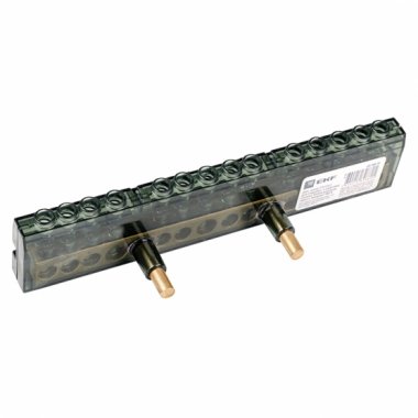 Фотография товара 'EKF eb-160-14 Дополнительная шина (14 отв.) для блока распределительного'