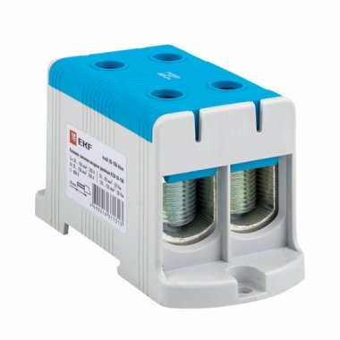 Фотография товара 'EKF kvs2-35-150-blue Клемма силовая вводная двойная КСВ 35-150'