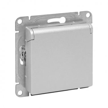 Фотография товара 'EKF UP1-SOA-111-44 Механизм розетки, 16А, IP44, с заземлением, со шторками'