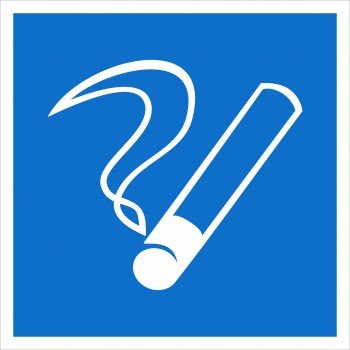 Фотография товара 'EKF Наклейка «Место курения» D03 (200х200мм) PROxima an-4-04'