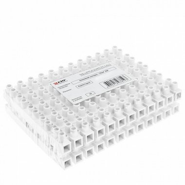 Фотография товара 'EKF Колодка клеммная (40мм) 100А полистирол PROxima plc-KK-40-100-ps-w'