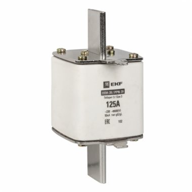 Фотография товара 'EKF fus-39/630/125 Плавкая вставка ППН-39 630/125А габарит 3'