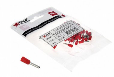 Фотография товара 'EKF Наконечник штыревой втулочный изолированный PROxima nhvi-1.0-12'