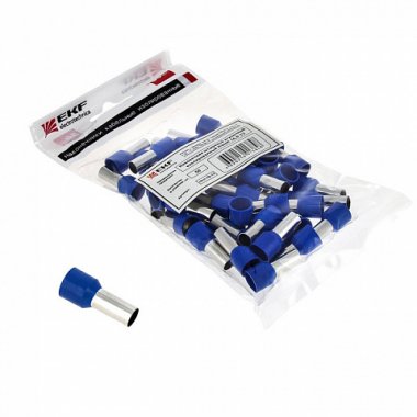 Фотография товара 'EKF Наконечник штыревой втулочный изолированный PROxima nhvi-2.5-12'