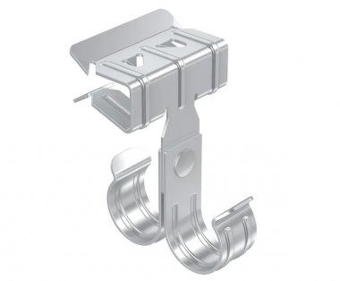 Фотография товара 'EKF ZB15-20-T20W Зажим балочный 15-20 мм под трубу двойной 20 мм TDZ'