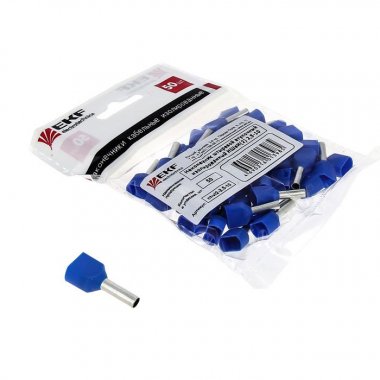 Фотография товара 'EKF Наконечник штыревой втулочный изолированный PROxima nhvi2-2.5-10'