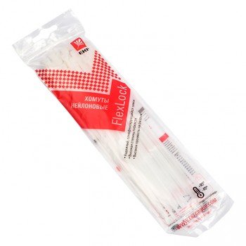 Фотография товара 'EKF Хомут P6.6 стандартный (б) FlexLock PROxima plc-fl-ctsw-4.8x300-r'