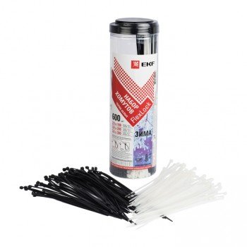 Фотография товара 'EKF Набор хомутов Зима 2,5х100, 3,6х200, 3,6х280 FlexLock PROximaplc-fl-set-wi'