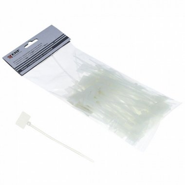 Фотография товара 'EKF Хомут нейлоновый с маркировочной площадкой (2,5х110) PROxima plc-c-p-2.5x110'