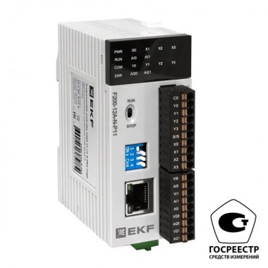 Фотография товара 'EKF F200-12A-N-P11-V Программируемый контроллер F200 12 в/в N PRO-Logic'