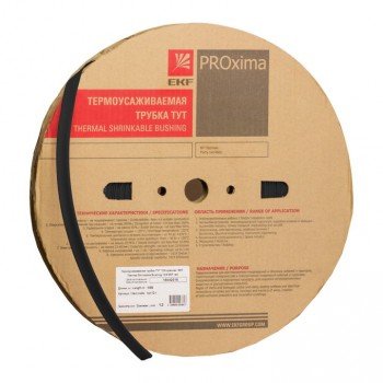 Фотография товара 'EKF Термоусаживаемая трубка ТУТ 10/5 PROxima tut-10-b'