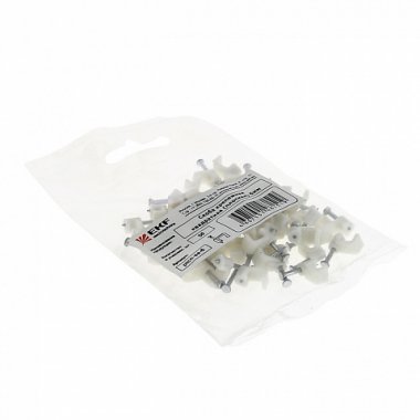 Фотография товара 'EKF Скоба крепежная квадратная (плоская) (6мм.) PROxima plcn-ss-6'