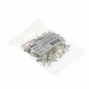 Фотография товара 'EKF Скоба крепежная квадратная (плоская) (14мм.) PROxima plcn-ss-14'