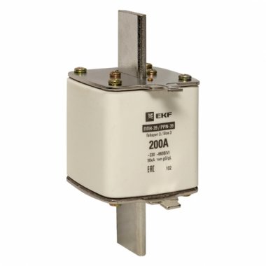 Фотография товара 'EKF fus-39/630/200 Плавкая вставка ППН-39 630/200А габарит 3'