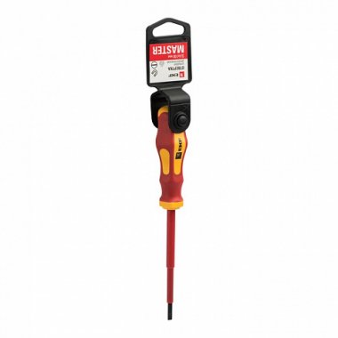 Фотография товара 'EKF Отвертка Master SL4x100 мм 1000В Basic sl-4-100-mas-in'