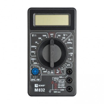 Фотография товара 'EKF Мультиметр цифровой Master In-180701-bm832'