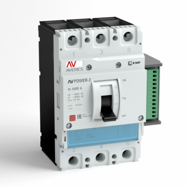 Фотография товара 'EKF mccb-53-1600M-6.0-av Автоматический выключатель AV POWER-5/3 1600А 70kA ETU6.0'