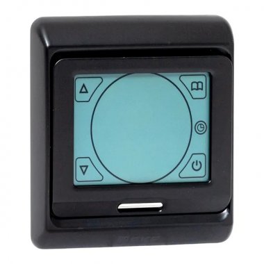 Фотография товара 'EKF ett-3b Сенсорный термостат для теплых полов электронный черный 16А 230В'