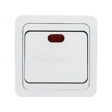 Фотография товара 'EKF Выключатель 1-клавишный с индикатором 10А PROxima EEV10-121-10'