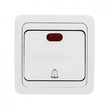 Фотография товара 'EKF Кнопка звонка с индикатором 10А PROxima EEZ10-126-10'