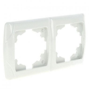 Фотография товара 'EKF Рамка 2-местная горизонтальная PROxima EEM-G-302-10'