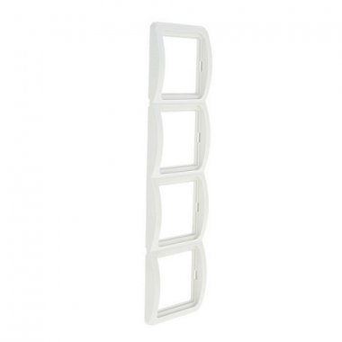 Фотография товара 'EKF Рамка 4-местная вертикальная PROxima EEM-V-304-10'