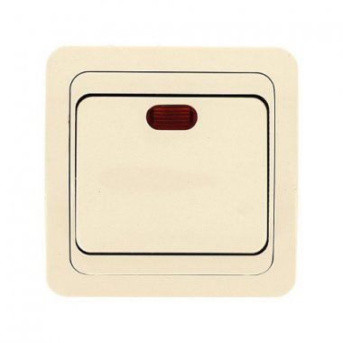 Фотография товара 'EKF Выключатель 1-клавишный с индикатором 10А PROxima EEV10-121-20'