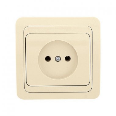 Фотография товара 'EKF Розетка 1-местная без заземления 10А PROxima EER10-022-20'