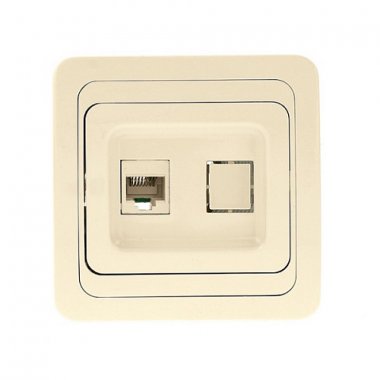 Фотография товара 'EKF Розетка RJ-45 1-местная PROxima EEK01-035-20'