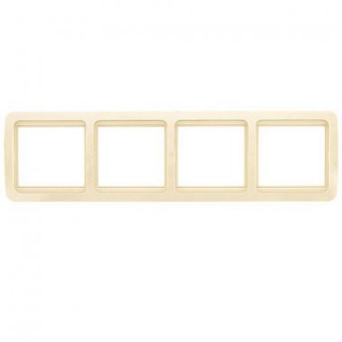 Фотография товара 'EKF Рамка 4-местная горизонтальная PROxima EEM-G-304-20'