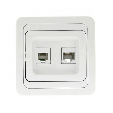 Фотография товара 'EKF Розетка RJ-45+Phone PROxima EEK00-135-10'