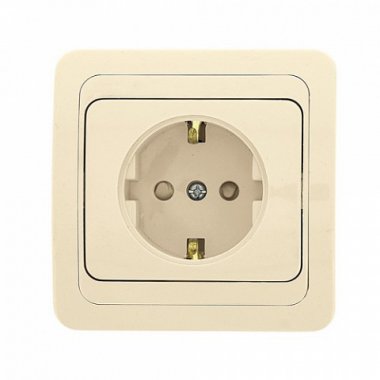 Фотография товара 'EKF Розетка 1-местная с заземлением 16А с защитной шторкой PROxima EER16-028-200'