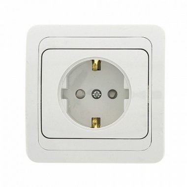 Фотография товара 'EKF Розетка 1-местная с заземлением 16А с защитной шторкой PROxima EER16-028-100'