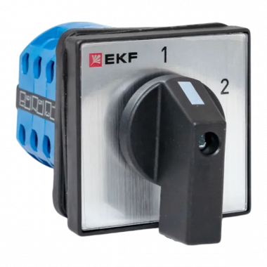 Фотография товара 'EKF pk-1-53-32-65 Переключатель кулачковый ПК-1-53 32А 3P «1-2» IP65'