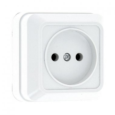 Фотография товара 'EKF Розетка 1-местная 10А без заземления ENR10-022-10C'