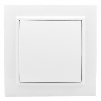 Фотография товара 'EKF Выключатель 1-клавишный СП проходной, 10А Basic ERV10-025-10'