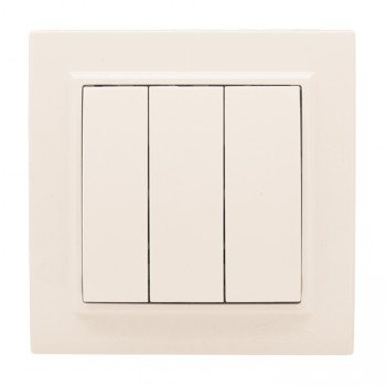 Фотография товара 'EKF Выключатель 3-клавишный СП 10А ERV10-024-20'