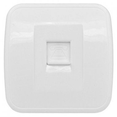 Фотография товара 'EKF Розетка Phone 1-местная ОП Basic EGT01-034-10'