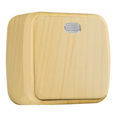 Фотография товара 'EKF Выключатель 1-клавишный ОП Минск 10А с индикатором EGV10-121-30'