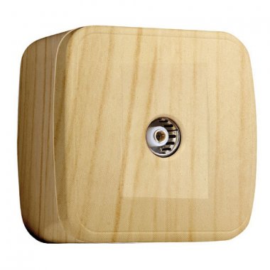 Фотография товара 'EKF Розетка TV 1-местная ОП Минск 75Ом 5-862МГц EGA00-027-30'