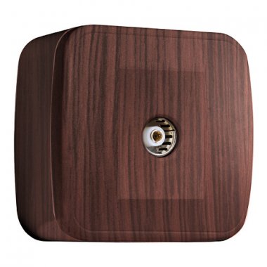 Фотография товара 'EKF Розетка TV 1-местная ОП Минск 75Ом 5-862МГц EGA00-027-40'