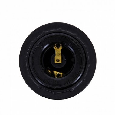 Фотография товара 'EKF Патрон карболитовый с кольцом без наклейки PROxima LHC-E27-r'