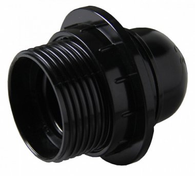 Фотография товара 'EKF Патрон карболитовый с кольцом PROxima LHC-E27-r-s'