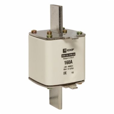 Фотография товара 'EKF fus-39/630/160 Плавкая вставка ППН-39 630/160А габарит 3'