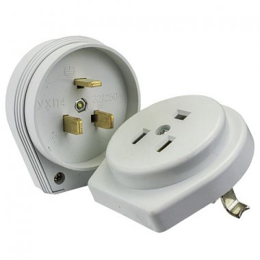 Фотография товара 'EKF Разъем РШ-ВШ 32А 250В 2P+PE (СУ) пластиковый PROxima AS-250-H-02'