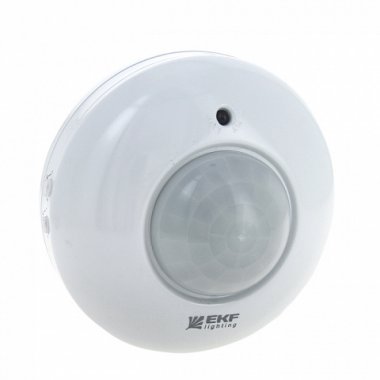 Фотография товара 'EKF ИК датчик движения потолочный 1200Вт 360гр. до 6м IP20 PROxima dd-ms-20B'