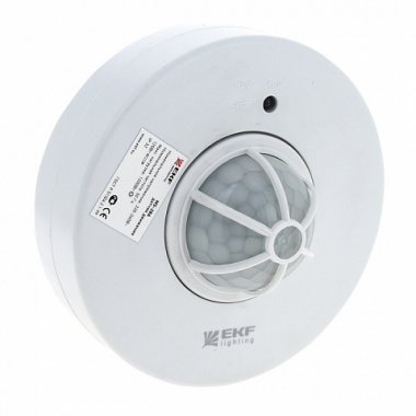 Фотография товара 'EKF ИК датчик движения потолочный 1200Вт 360гр. до 6м IP20 PROxima dd-ms-28A'