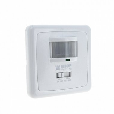 Фотография товара 'EKF ИК датчик движения встраиваемый с датчиком звука 500Вт 160гр. до 9м IP20 PROxima dd-ms-2000'